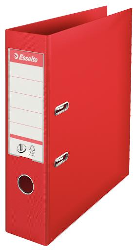 Spree A4 Lever Arch File, 75 mm Spine, Dark Red, Model 23003 (482030)