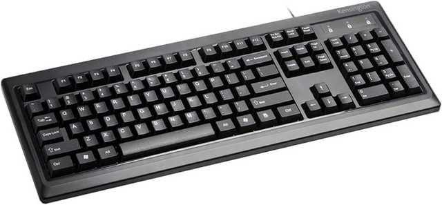 Kensington ValuKeyboard Wired USB Keyboard Black (1500109)