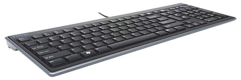 Kensington AdvanceFit Full-Size Slim Keyboard Black (K72357UK)