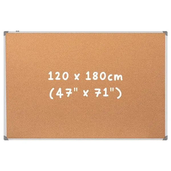 Nobo Classic Cork Noticeboard Aluminium Frame 1800 x 1200mm (36739002)