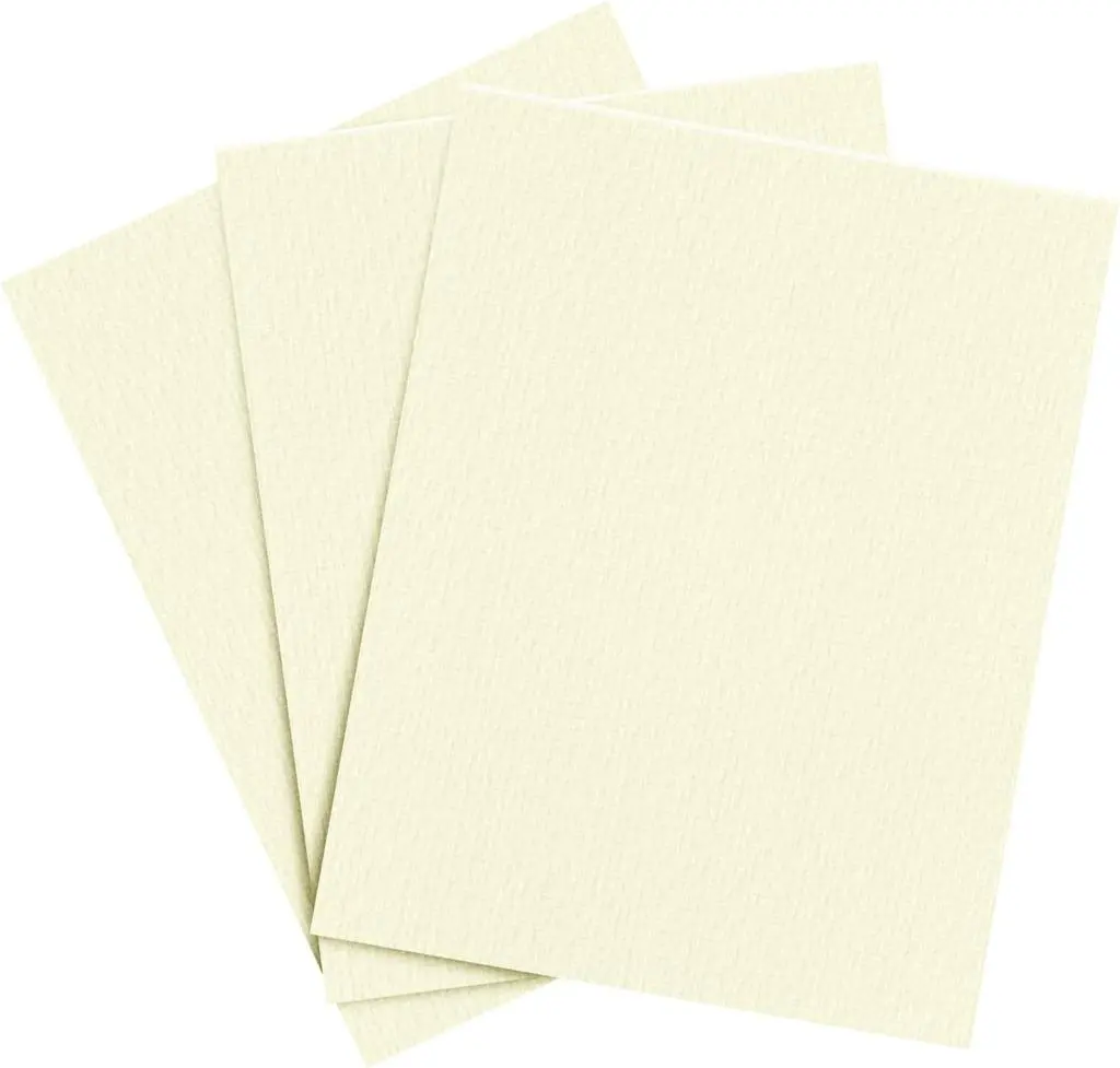 Fine Linen A4 300gsm Cream Premium Textured Card Paper