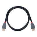 Lindy High Speed HDMI Cable with Ethernet, 2 m, Black Line (36472) (854442)