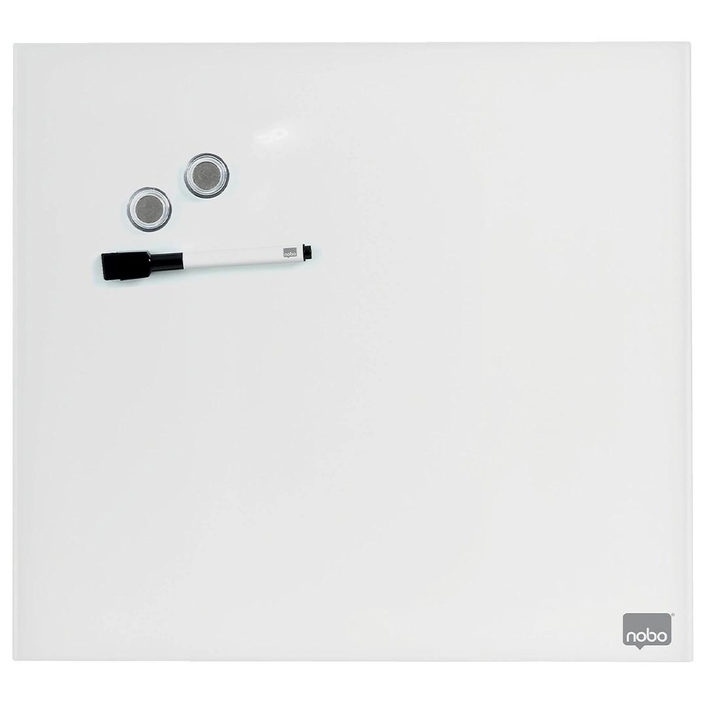 Nobo Small Magnetic Glass Whiteboard Tile 300 x 300mm (1903956)