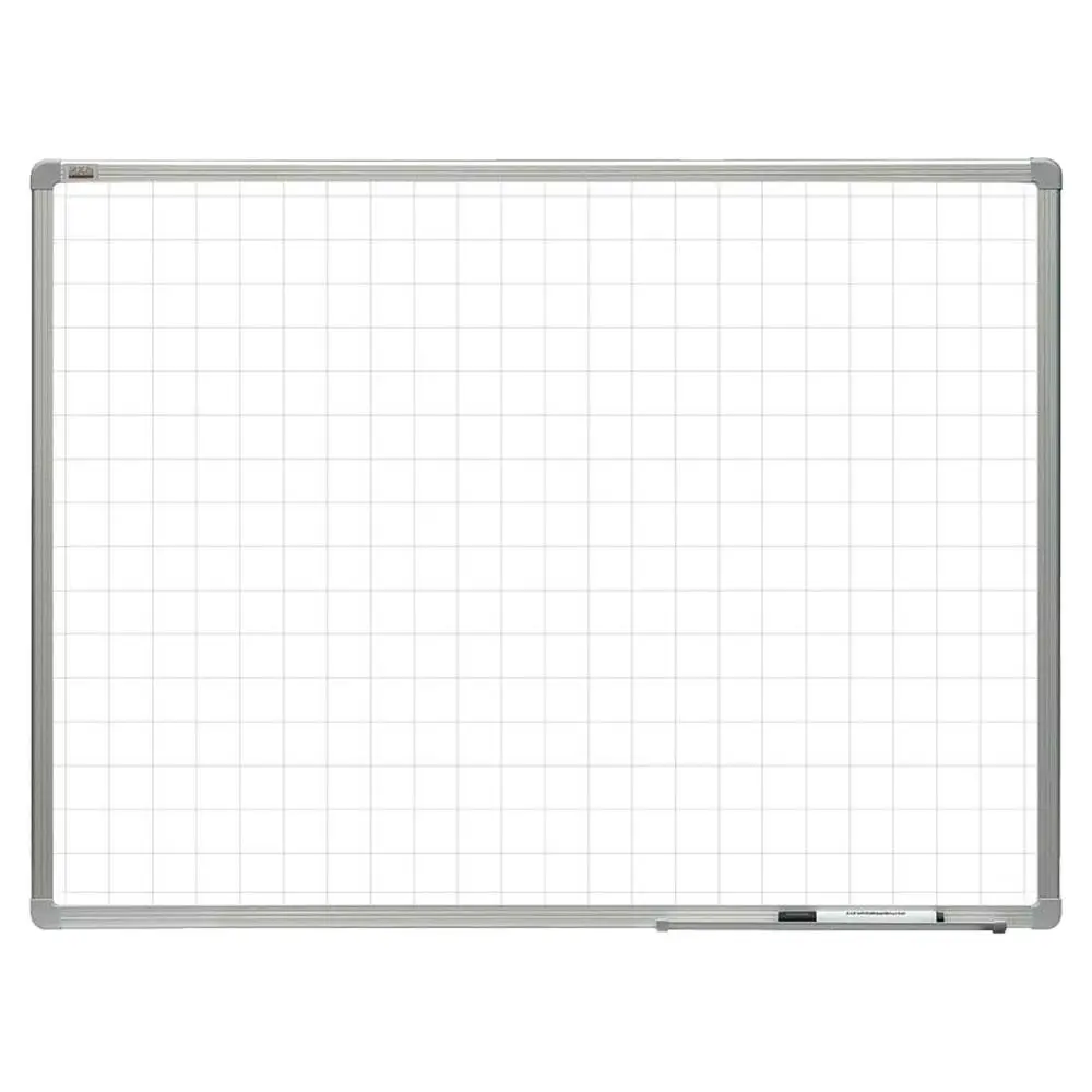 Nobo Grid Line Magnetic Whiteboard 1200 × 900mm
