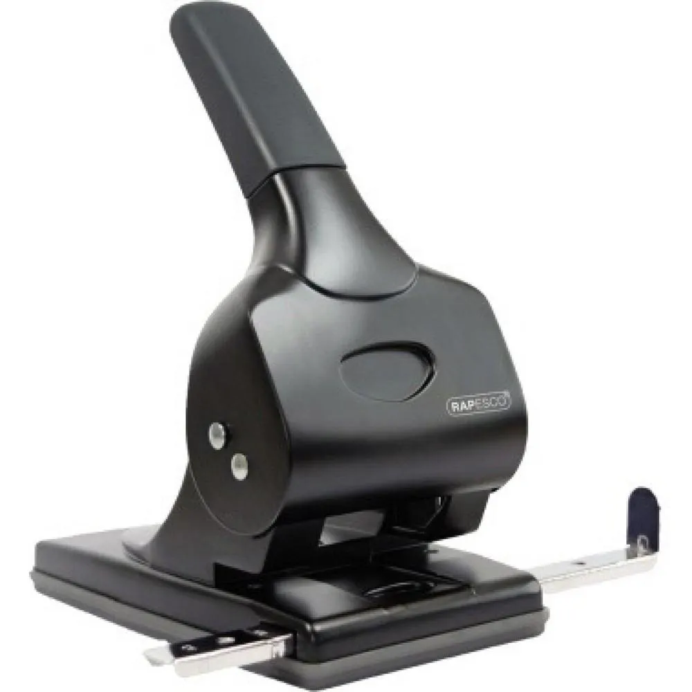 Spree 81065 Heavy-Duty 2-Hole Paper Punch, 65 Sheets, Black (8472.90)
