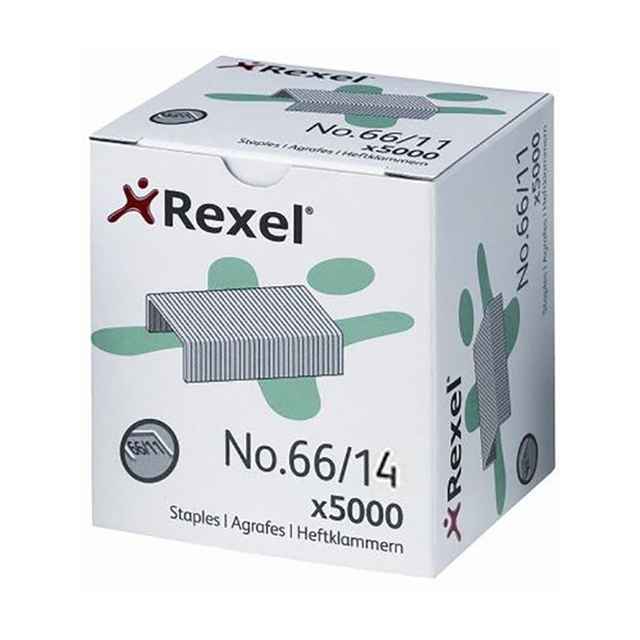 Rexel No. 66/14 Heavy Duty Staples – Pack of 5,000 (06075)