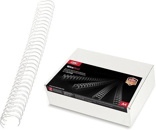 Rexel 34-Loop Wire Binding Wires A4 14mm Silver Pack of 100 (RG810997)