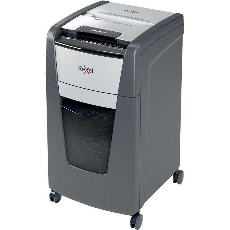 Rexel Optimum AutoFeed+ 300X Cross-Cut Shredder (2020300X)