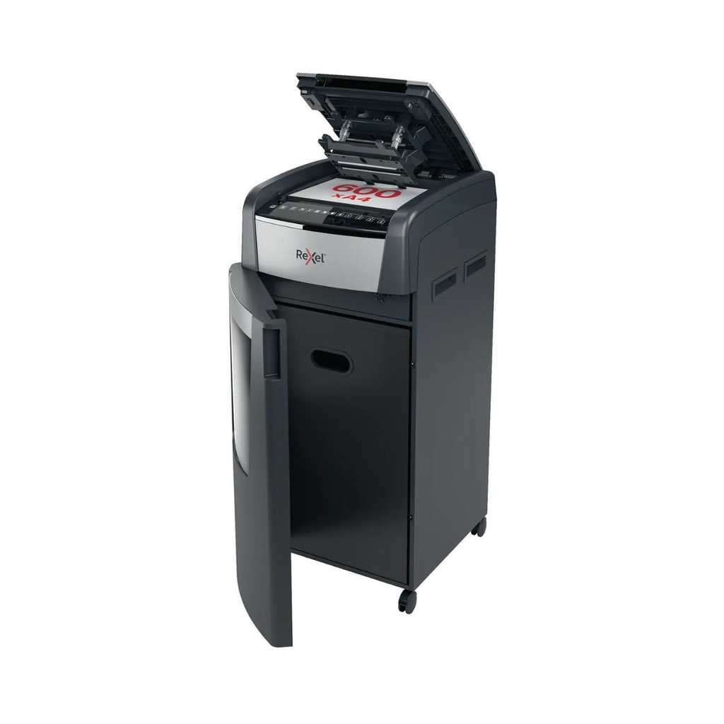 Rexel Optimum AutoFeed+ 600M Automatic Micro-Cut Paper Shredder (2020600M)