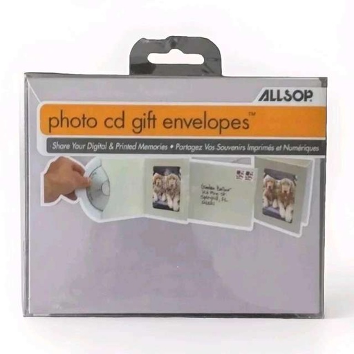 [AL-CA-06231] Allsop Photo CD/DVD Gift Envelopes – Pack of 3 (29206)