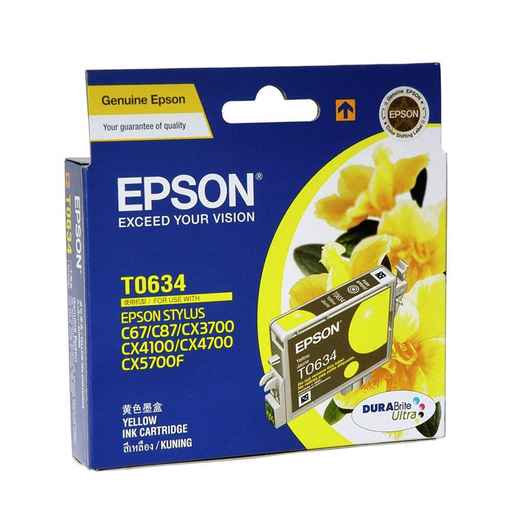[EP-ICEP-T0634] Epson T0634 Yellow Ink Cartridge for Stylus CX3700 & C87 [T0634]