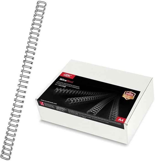 [ACR-BMW-165023] GBC WireBind™ 21-Loop Binding Wires A4 6mm Black Pack of 100 (IB165023)
