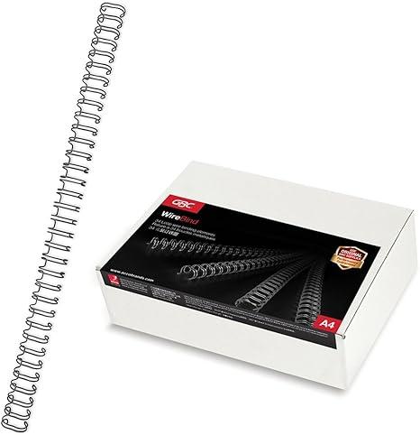 [ACR-BMW-165122] GBC WireBind™ 21-Loop Binding Wires A4 8mm Black Pack of 100 (IB165122)