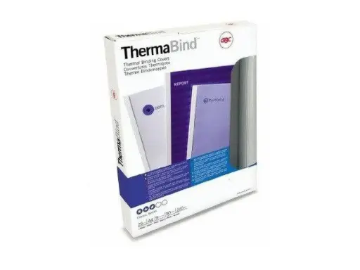 [ACR-BMT-80470U] GBC Optimal ThermaBind™ Covers A4 4mm White Pack of 100 (IB80470U)