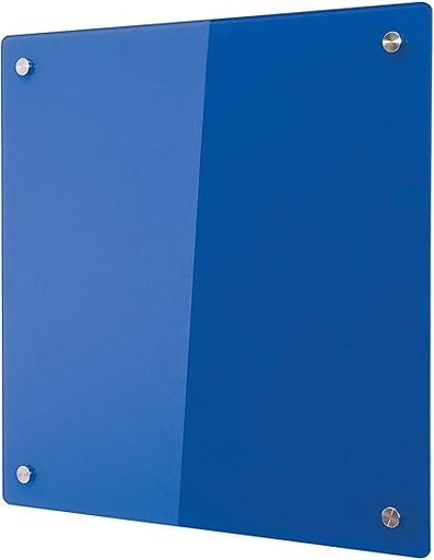 [ACN-GB-1903846] Nobo Diamond Glass Magnetic Drywipe Board Blue 600 x 450mm