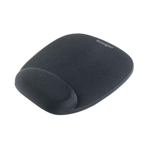 [ACK-CA-62384] Kensington Foam Mouse Pad with Integrated Wrist Support Black (62384)