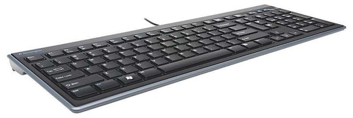 [ACK-KB-72357] Kensington AdvanceFit Full-Size Slim Keyboard Black (K72357UK)
