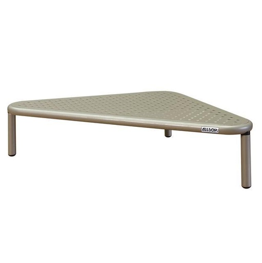 [AL-MON-06478] Allsop Metal Art Corner Monitor Stand – Silver (29191)