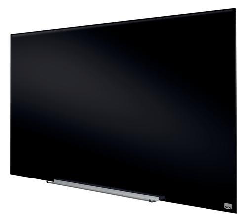 [ACN-GB-1905181] Nobo Diamond Glass Magnetic Drywipe Board Black 1264 x 711mm (1905181)
