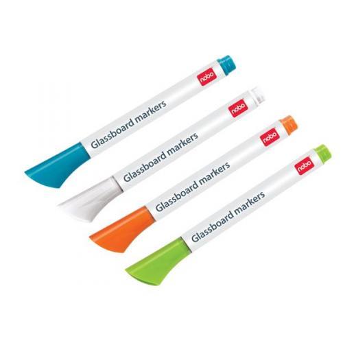 [ACN-NM-1903906] Nobo Neon Dry Erase Markers Assorted Pack of 4 (1903892)