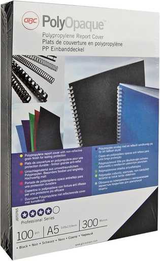 [ACR-BMC-387265] GBC PolyOpaque™ Binding Covers A4 300 Micron Dark Blue Pack of 100 (IB387265)