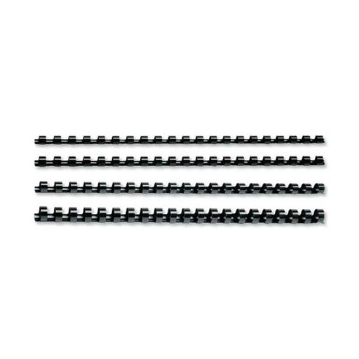 [ACR-BMP-2060] GBC CombBind™ Plastic Binding Combs A4 19mm Black Pack of 100 (4028601)