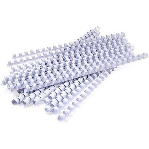 [ACR-BMP-1450] GBC CombBind™ Plastic Binding Combs A4 8mm White Pack of 100 (4028194)