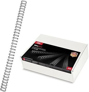 [ACR-BMW-810697] Rexel 34-Loop Wire Binding Wires A4 9.5mm Silver Pack of 100