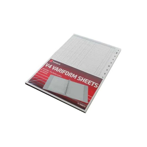 [ACT-FS-75931] Twinlock Variform V4 5-Column Cash Refill Sheets (75931)
