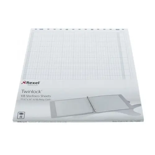 [ACT-FS-75985] Twinlock Variform V8 24 Column Cash Refill Sheets (75985)