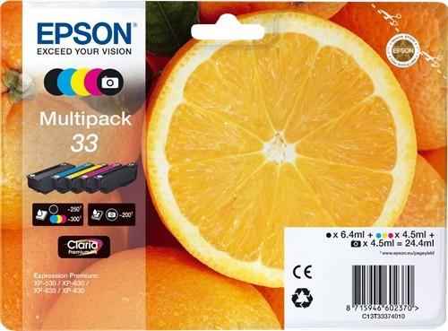 Epson 33 / 33XL Oranges Ink Cartridge [33]
